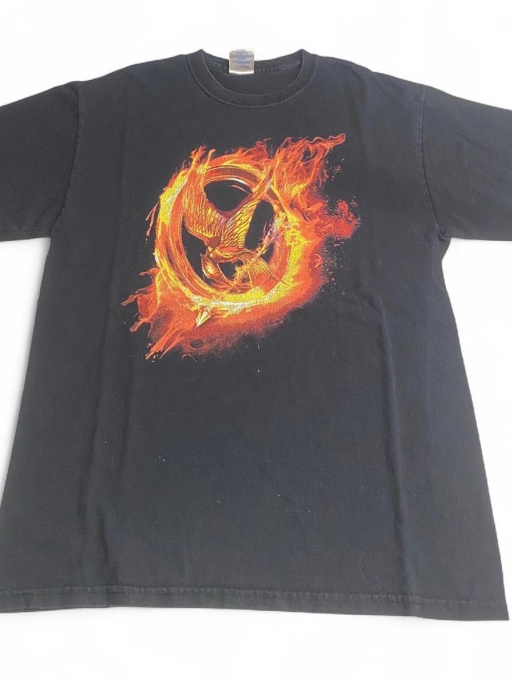 Y2K the hunger games black and organs graphic T-shirt